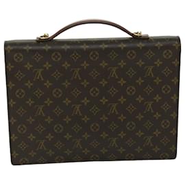 Louis Vuitton-LOUIS VUITTON Monograma Porte Documentos Voyage Business Bag M53361 LV Auth ep3577-Monograma