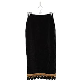 Autre Marque-s velvet skirt-Black