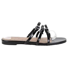 Red Valentino Leather mules Black