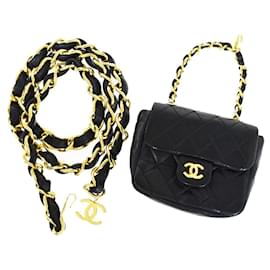 Chanel-CHANEL Mini matelasse-Negro