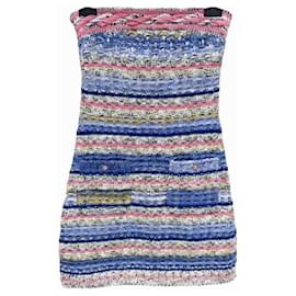 Chanel-Frühlings Tweed Kleid 2022-Mehrfarben