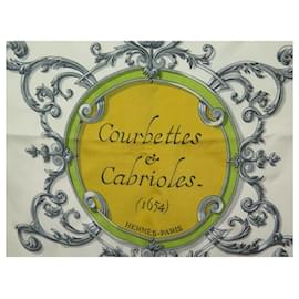 Hermès-COURBETTES ET CABRIOLES-Jaune
