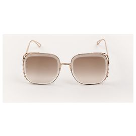 Occhiali da sole ELIE SAAB Metallo D'oro