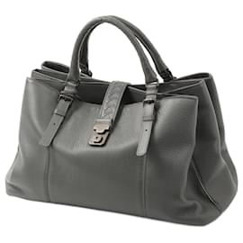 Bottega Veneta-BOTTEGA VENETA  Handbags   Leather-Dark grey