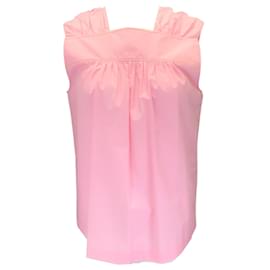 Autre Marque-Top de algodão sem mangas rosa Marni-Rosa