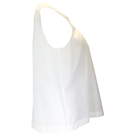 Autre Marque-Marni White Sleeveless Cotton Top-White