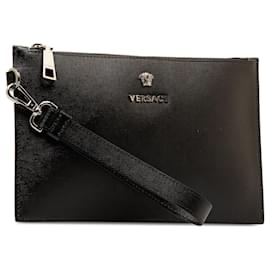Versace-Bolso de mano Versace Medusa negro-Negro