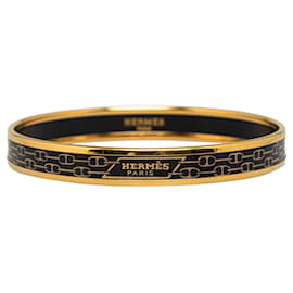 Hermès-Bracelet de costume en or Hermes Cloisonne-Doré