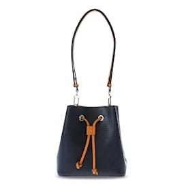 Louis Vuitton-Blue Louis Vuitton Epi Neonoe BB Bucket Bag-Blue