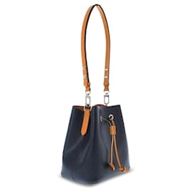 Louis Vuitton-Blue Louis Vuitton Epi Neonoe BB Bucket Bag-Blue
