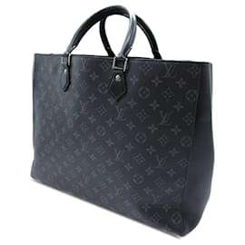 Louis Vuitton-Schwarze „Eclipse Grand Sac“-Tasche mit Louis Vuitton-Monogramm-Schwarz