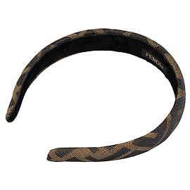 Diadema Fendi Zucca marrón Castaño