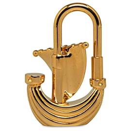 Hermès-Gold Hermes L’Air De Paris Sailing Boat Cadena Lock Charm-Golden