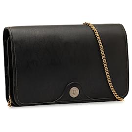 Dior-Black Dior Honeycomb Shoulder Bag-Black