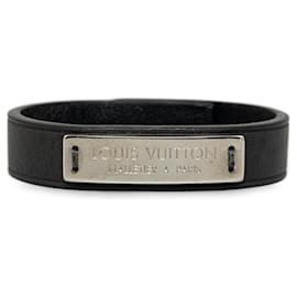 Louis Vuitton-Black Louis Vuitton Press It Bracelet-Black