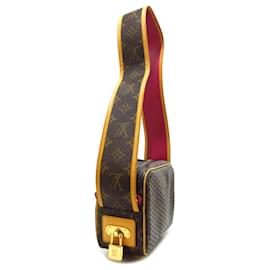 Louis Vuitton-Bolso de hombro Trocadero mini perforado con monograma Louis Vuitton marrón-Castaño