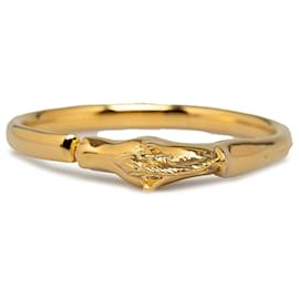 Hermès-Gold Hermes Tete de Cheval Horse Bangle Costume Bracelet-Golden