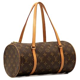 Louis Vuitton-Brown Louis Vuitton Monogram Papillon 30 handbag-Brown
