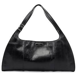 Gucci-GUCCI Shoulder bags Leather Black Jackie-Black