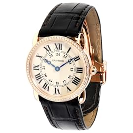 Cartier-Cartier Ronde Louis Cartier WR000351 Women's Watch In 18k Rose Gold-Metallic