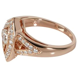 Bulgari-Bvlgari Diva's Dream Diamond Ring em 18k Rose Gold 0.67 ctw-Metálico