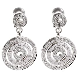 Bulgari-BVLGARI Cerchi Astrale Diamond Earrings in 18K white gold 1.3 ctw-Silvery,Metallic