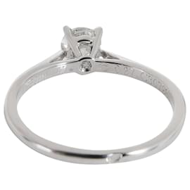 Cartier-cartier 1895 Diamond Engagement Ring in  Platinum F VVS2 0.27 ctw-Silvery,Metallic
