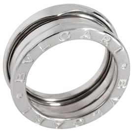 Bulgari-Bvlgari B..Null1 Drei-Band-Ring in 18K Weißgold-Silber,Metallisch