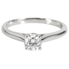 Cartier-cartier 1895 Diamond Engagement Ring in  Platinum G VS1 0.35 ctw-Silvery,Metallic