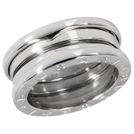 Bulgari-Bvlgari B.Zero1 Three-Band Ring in 18K white gold-Silvery,Metallic
