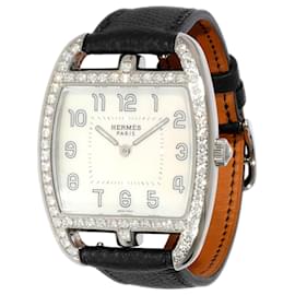 Hermès-Hermès Cape Cod CT1.730.212.mno Unisex Watch In  Stainless Steel-Silvery,Metallic