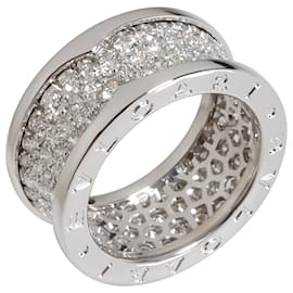 Bulgari-Bvlgari B.Zero1 anel de diamante em 18K ouro branco 2.24 ctw-Prata,Metálico