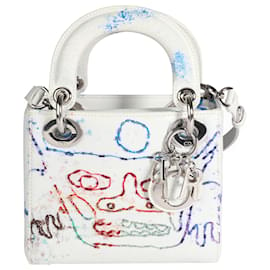 Dior-Dior X Spencer Sweeney Limited Edition Multicolor Mini Lady Dior Bag-Other