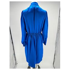 Balenciaga-BALENCIAGA Robes T.fr 34 silk-Bleu