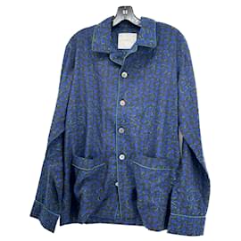 Sacai-SACAI Chemises T.International M Polyester-Bleu
