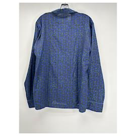 Sacai-SACAI Hemden T.Internationales M-Polyester-Blau