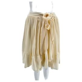 Chloé-CHLOE  Skirts T.fr 36 polyester-Cream
