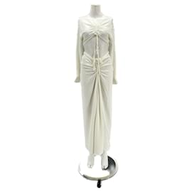 Autre Marque-CHRISTOPHER ESBER Robes T.UK 8 Viscose-Blanc