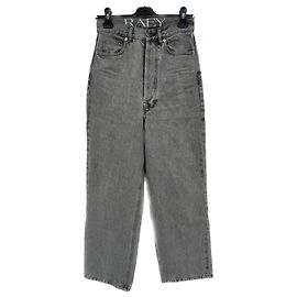 Autre Marque Jeans Raey T.US 22 de algodón Gris