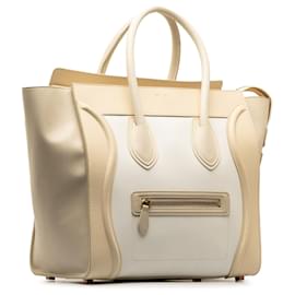 Céline-Celine Brown Micro-Gepäcktasche, zweifarbig-Braun,Andere