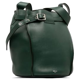 Céline-Celine Green Big Bag Bucket-Green