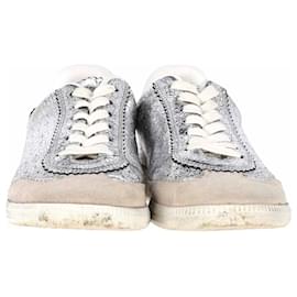 Isabel Marant-Sneakers Isabel Marant Bryce in pelle Argento-Argento,Metallico