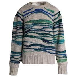 Isabel Marant Etoile-Isabel Marant Etoile Serena Abstract Pattern Chunky Sweater in Multicolor Wool-Multiple colors