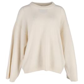 Totême-Totême Knit Sweater in Cream Wool-White,Cream