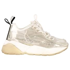 Stella Mc Cartney-Sneakers Stella McCartney Eclypse Clear Chunky in PVC Bianco-Bianco