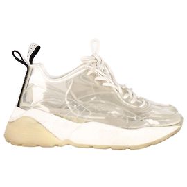 Stella Mc Cartney Stella McCartney Tênis Eclypse Clear Chunky em PVC Branco Branco