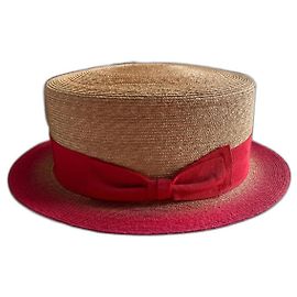 Strohhut von Chanel Rot