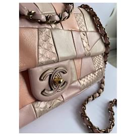 Chanel-Classic-Pink,Beige,Coral
