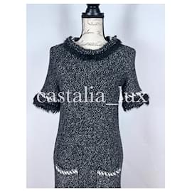 Chanel-Ad Campaign Fluffy Cashmere Dress-Black