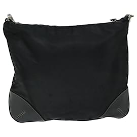 Prada-PRADA Shoulder Bag Nylon Black Auth ep3634-Black